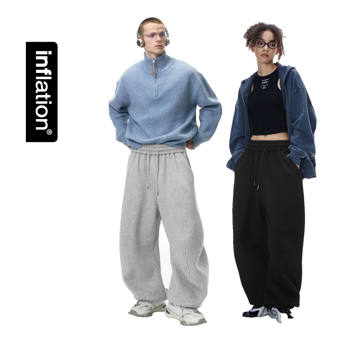 The Americana Wide Leg Sweatpants II