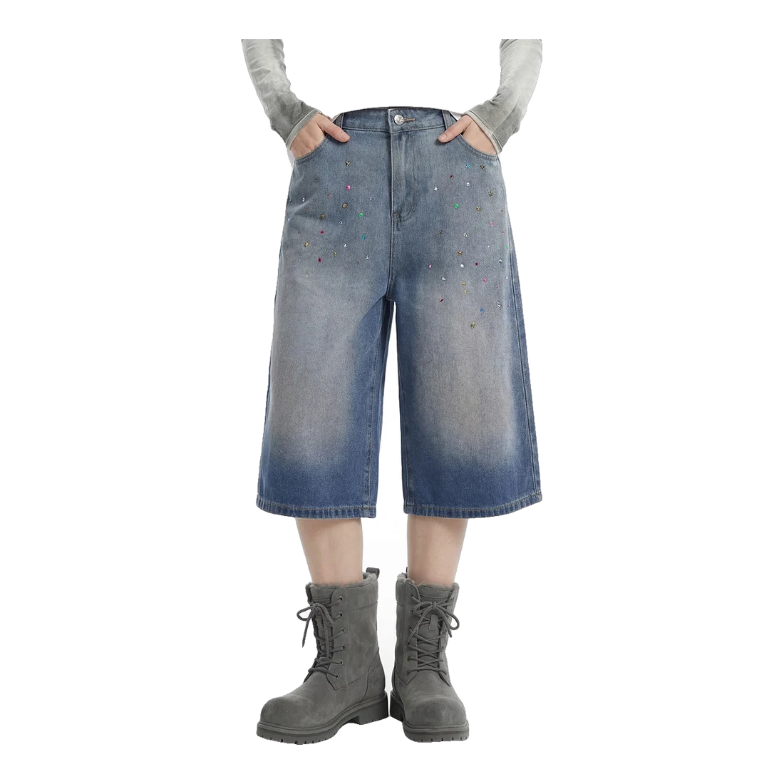 The Street Washed Cropped Trousers