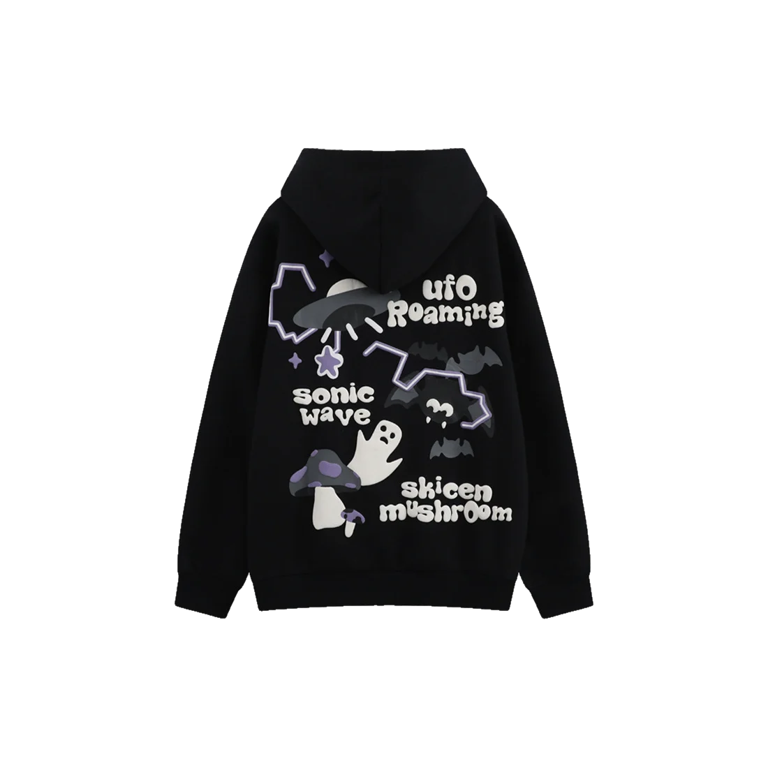 The Dark Printed Hoodie