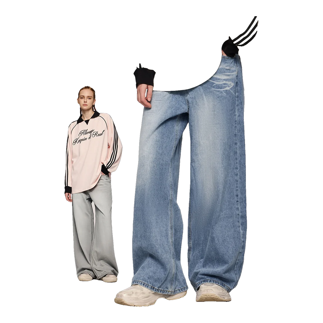 The Vintage Washed Jeans V